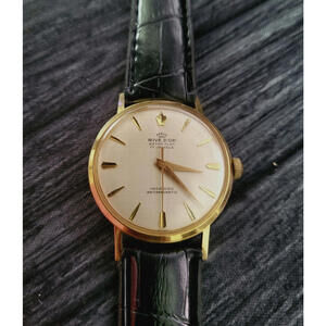 Super Rare Rive D'or 10mic Gold Swiss Mechanical Watch Nice